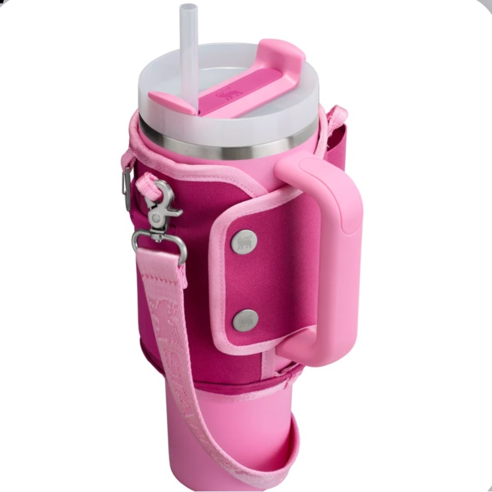 NWT Stanley All Day 40 oz Quencher Carry-All in fuscia - Picture 2 of 6